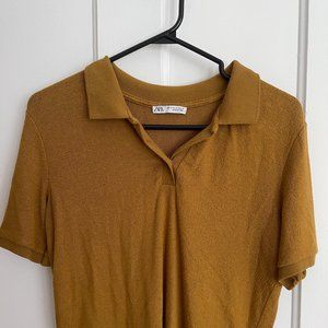 Mustard Zara Polo